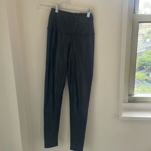 All saints leather leggings size 4